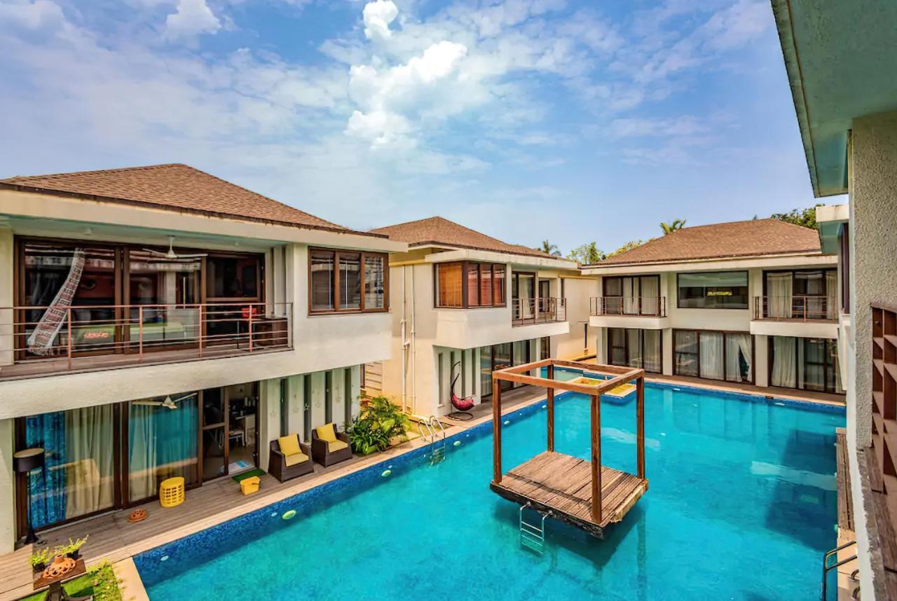 Ochre Villa- Luxury Property In Assagaon / Vagator Bagian luar foto